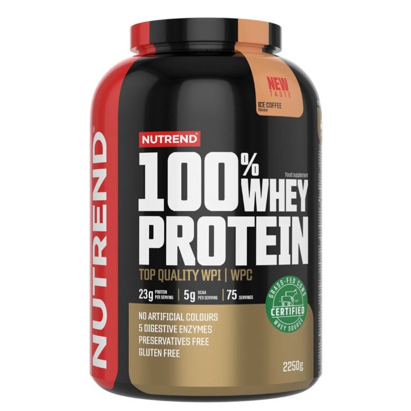 Nutrend 100% Whey Protein, Ice Coffee - 2250g