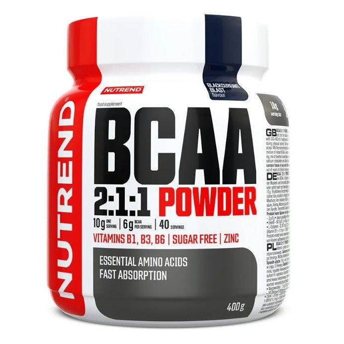 Nutrend BCAA 2:1:1 Powder, Blackcurrant Blast - 400g