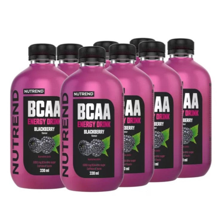 Nutrend BCAA Energy Drink, Blackberry - 8 x 330 ml.