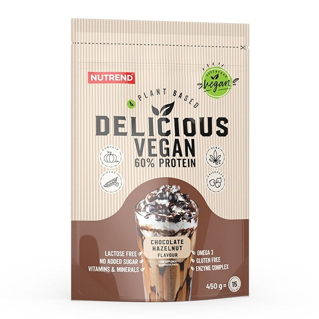 Nutrend Delicious Vegan, Chocolate Hazelnut - 450g