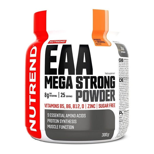 Nutrend EAA Mega Strong Powder, Mango + Orange - 300g