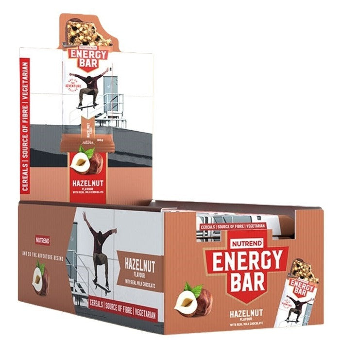 Nutrend Energy Bar, Hazelnut - 20 x 60g