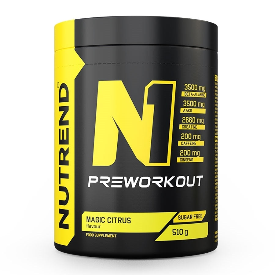 Nutrend N1 Pre-Workout, Magic Citrus - 510g