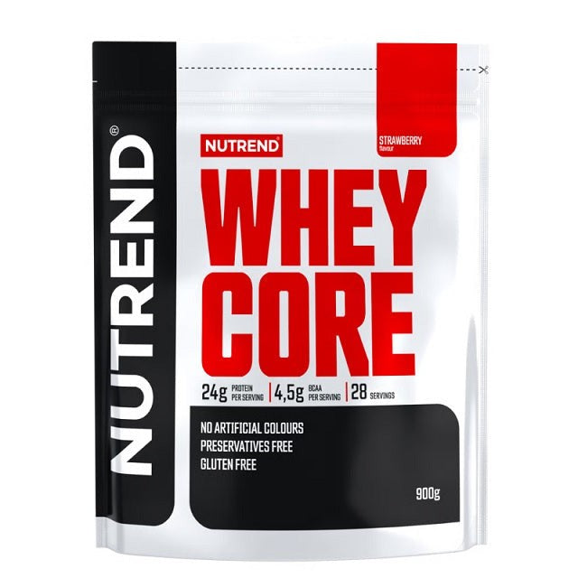 Nutrend Whey Core, Strawberry - 900g