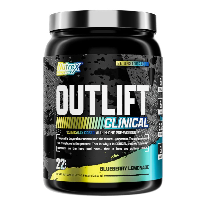 Nutrex OutLift Clinical, Blueberry Lemonade - 640g