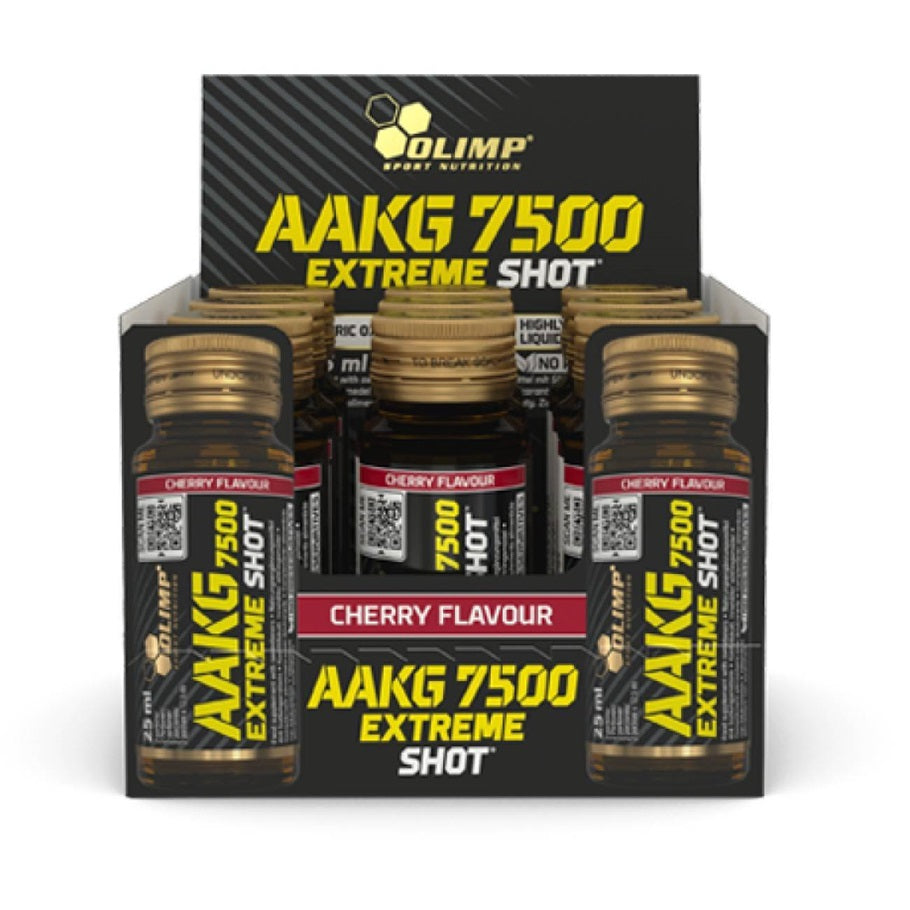 Olimp Nutrition AAKG 7500 Extreme Shot, Cherry - 9 x 25 ml.