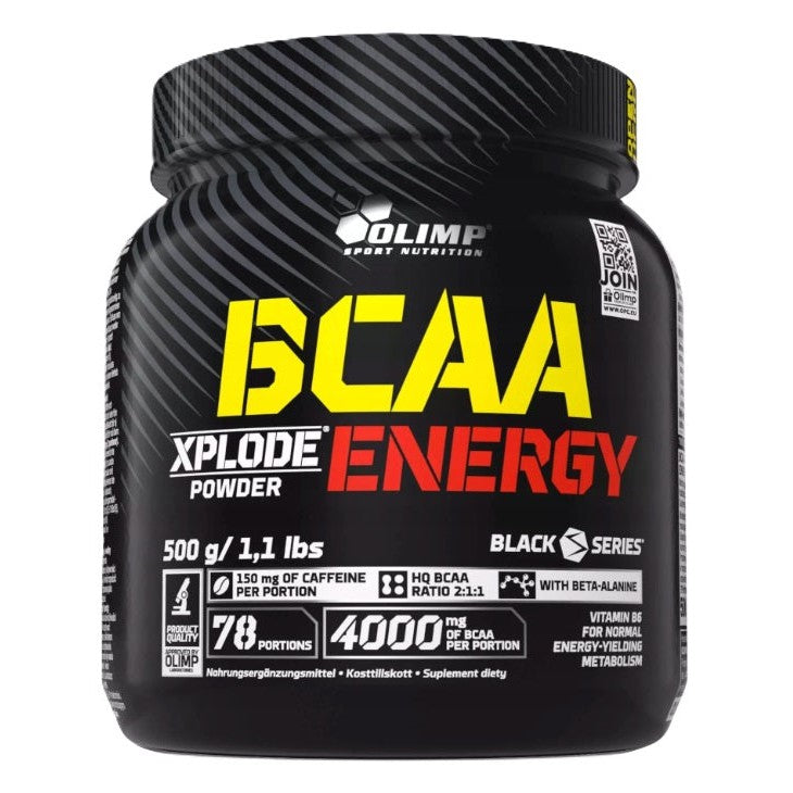 Olimp Nutrition BCAA Xplode Energy, Fruit Punch (EAN 5901330093135) - 500g