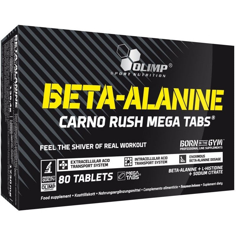 Olimp Nutrition Beta Alanine - Carno Rush Mega Tabs - 80 tabs