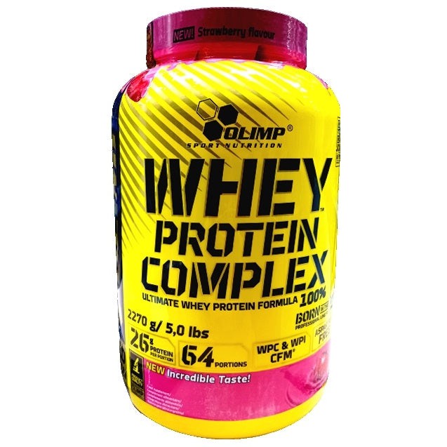Olimp Nutrition Whey Protein Complex 100%, Strawberry (EAN 5901330067525) - 2270g