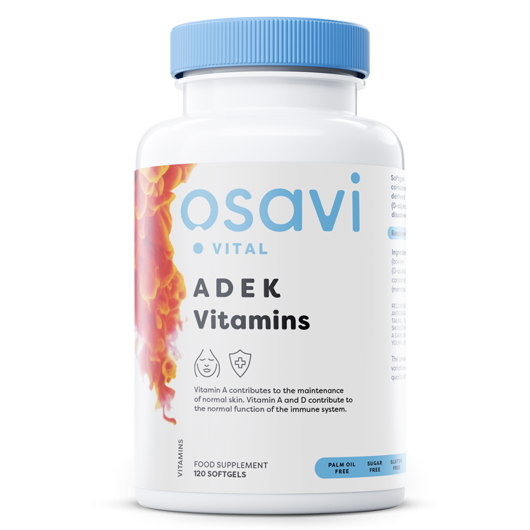 Osavi ADEK Vitamins - 120 softgels