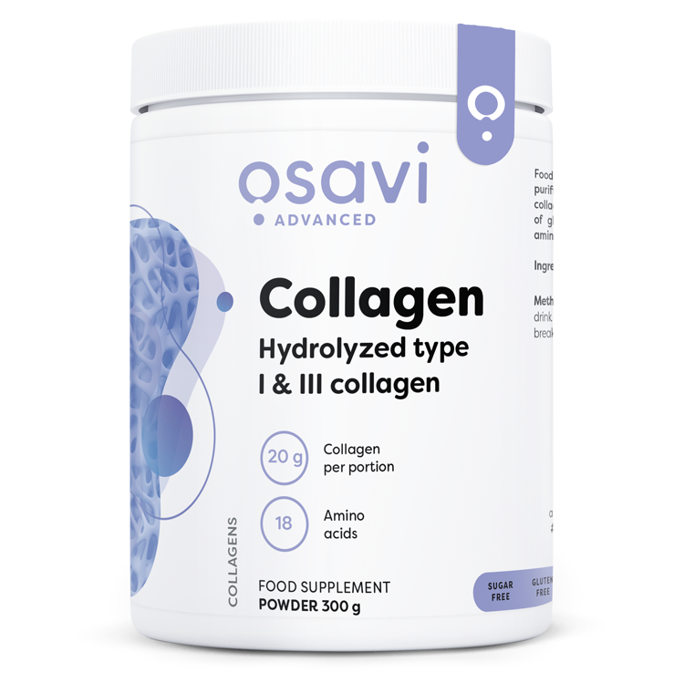 Osavi Collagen Peptides - Hydrolyzed Type 1 & 3 - 300g