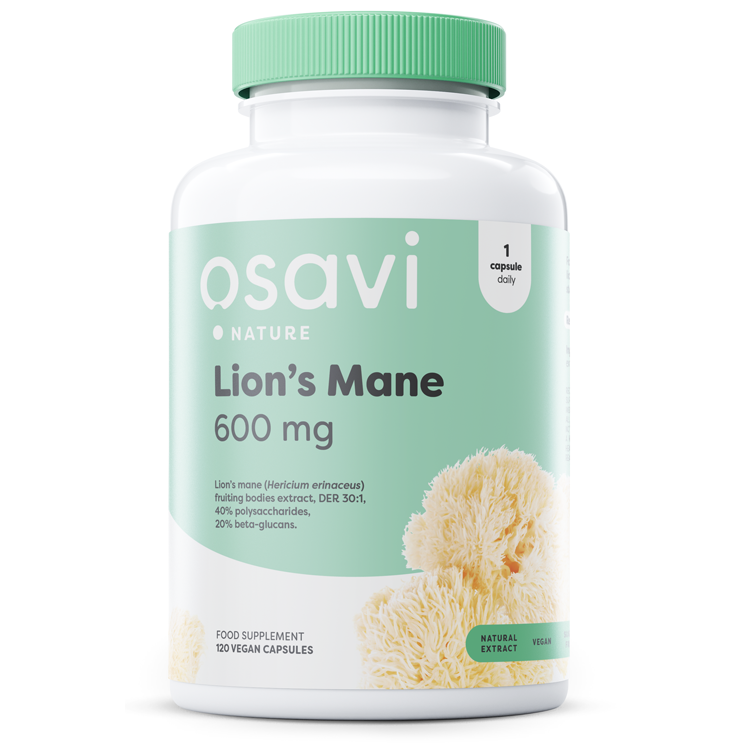 Osavi Lion's Mane, 600mg - 120 vegan caps