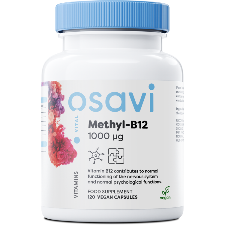 Osavi Methyl-B12, 1000mcg - 120 vegan caps