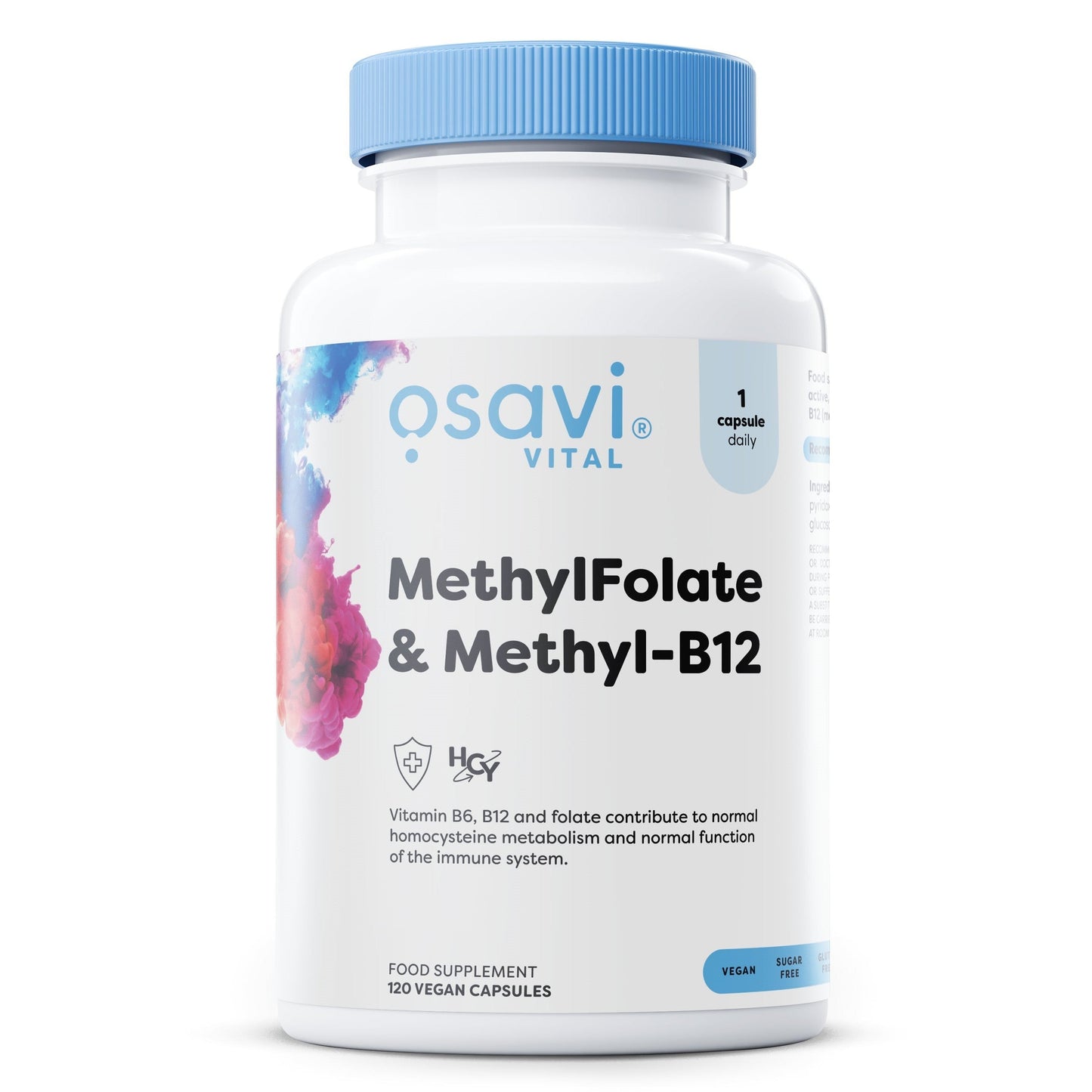 Osavi MethylFolate & Methyl-B12 - 120 vegan caps