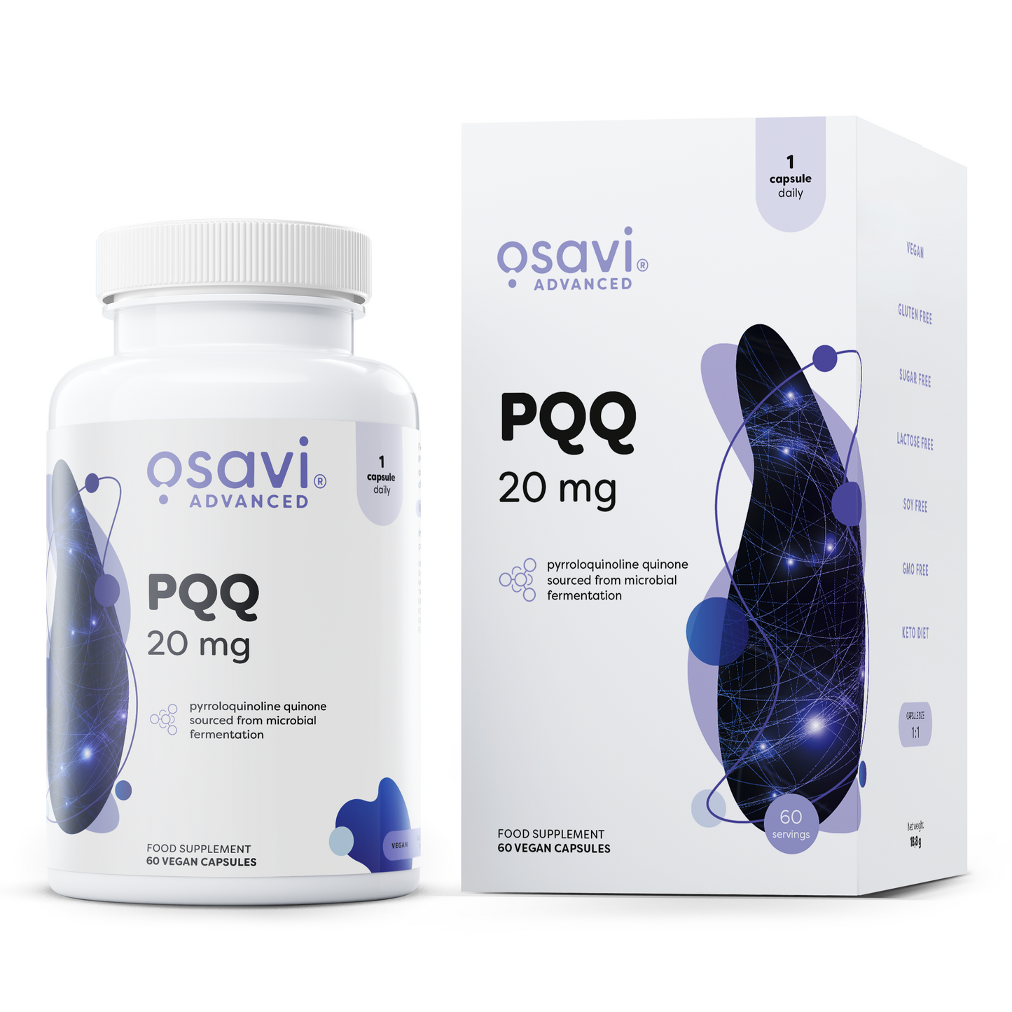 Osavi PQQ, 20mg - 60 vegan caps