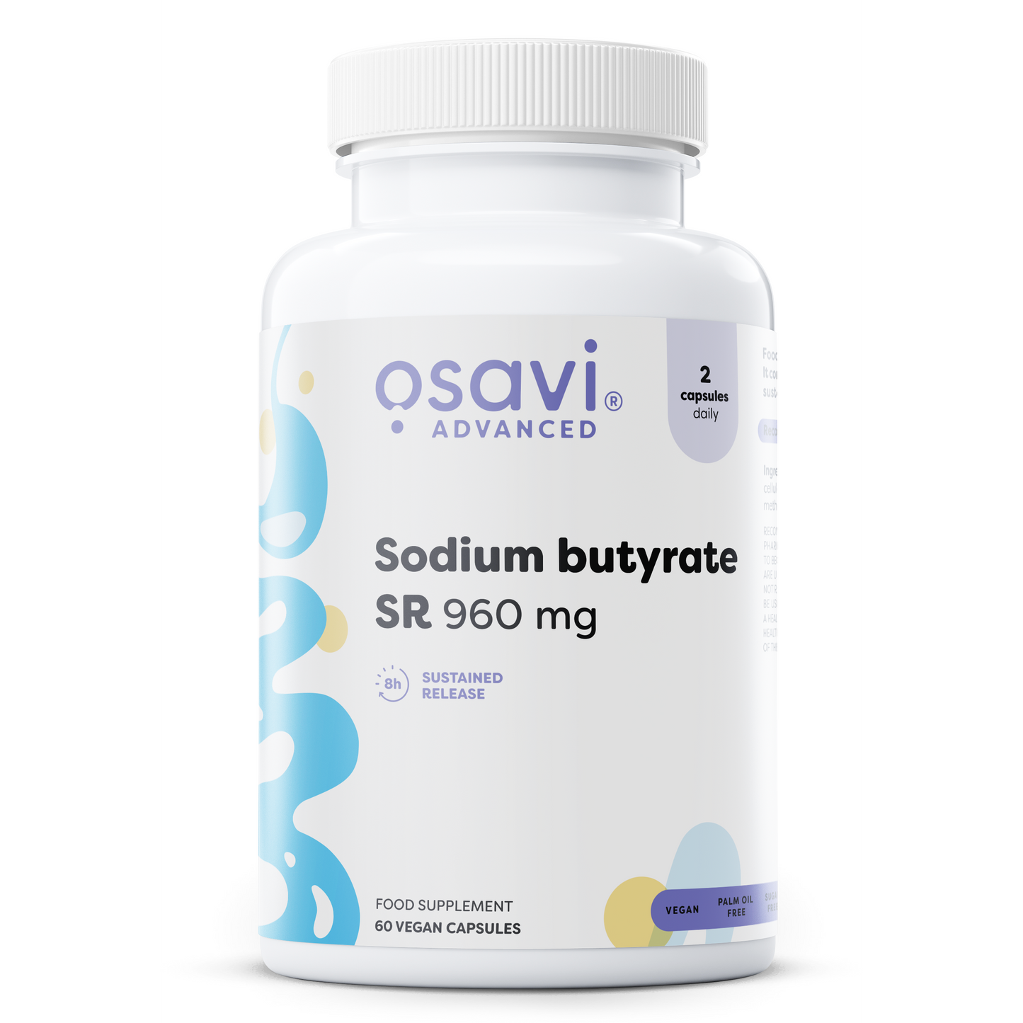 Osavi Sodium butyrate SR, 960mg - 60 vegan capsules