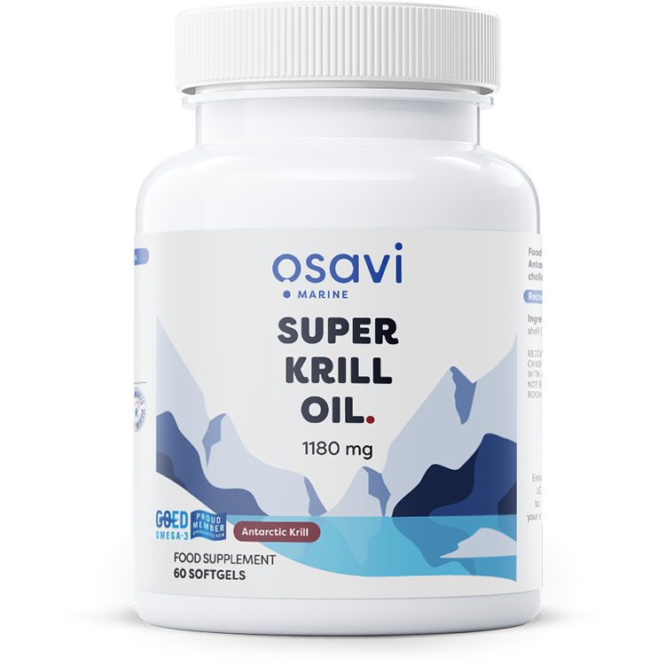 Osavi Super Krill Oil, 1180mg - 60 softgels