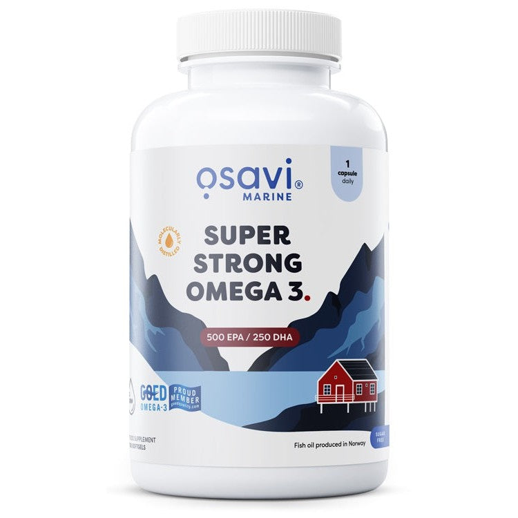Osavi Super Strong Omega 3, 500 EPA / 250 DHA - 180 softgels