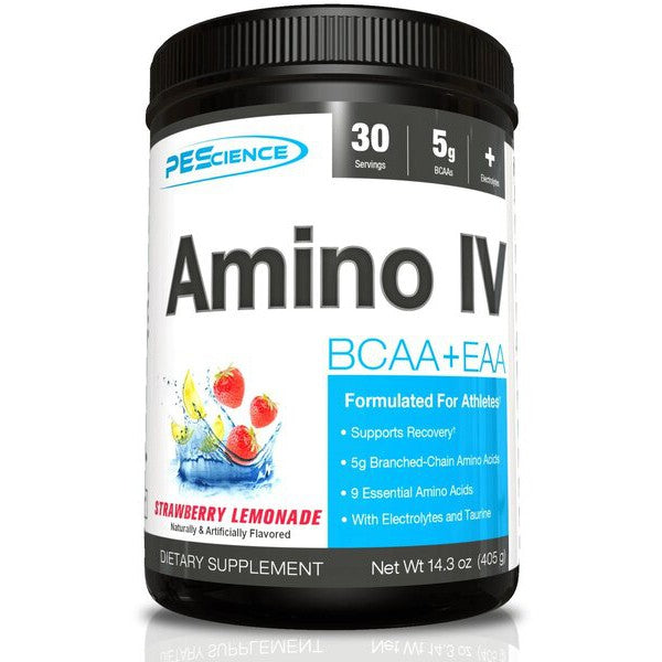 PEScience Amino IV, Strawberry Lemonade - 405g