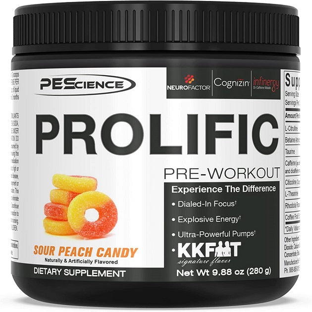 PEScience Prolific, Sour Peach Candy - 280g