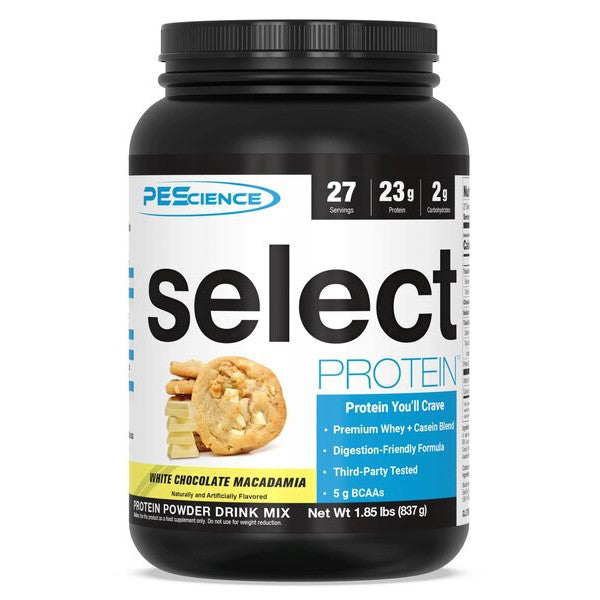 PEScience Select Protein, White Chocolate Macadamia - 837g