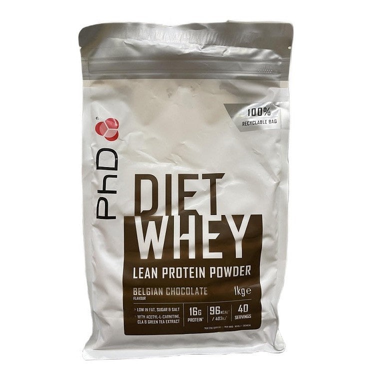 PhD Diet Whey, Belgian Chocolate - 1000g