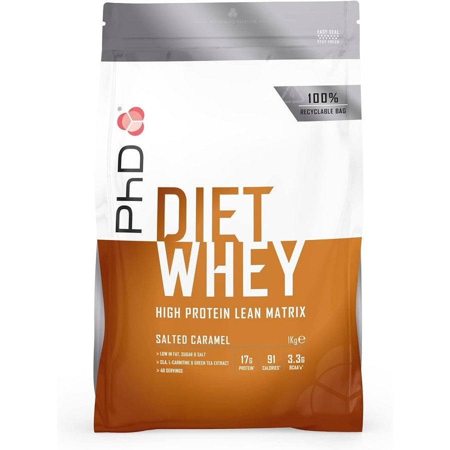 PhD Diet Whey, Salted Caramel - 1000g