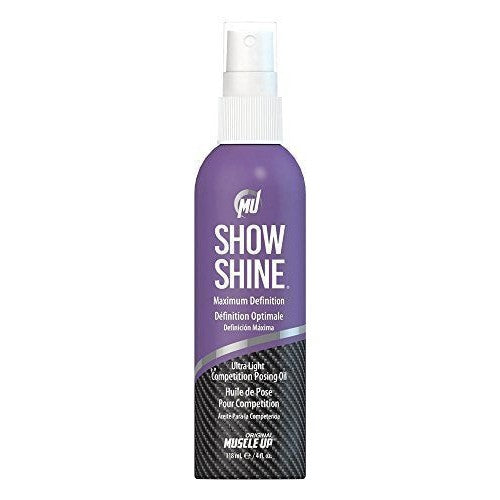 Pro Tan Show Shine, Maximum Definition Ultra Light Competition Posing Oil Spray - 118 ml.