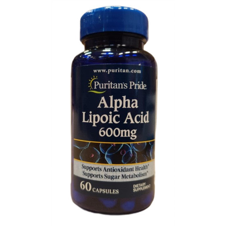 Puritan's Pride Alpha Lipoic Acid, 600mg - 60 caps