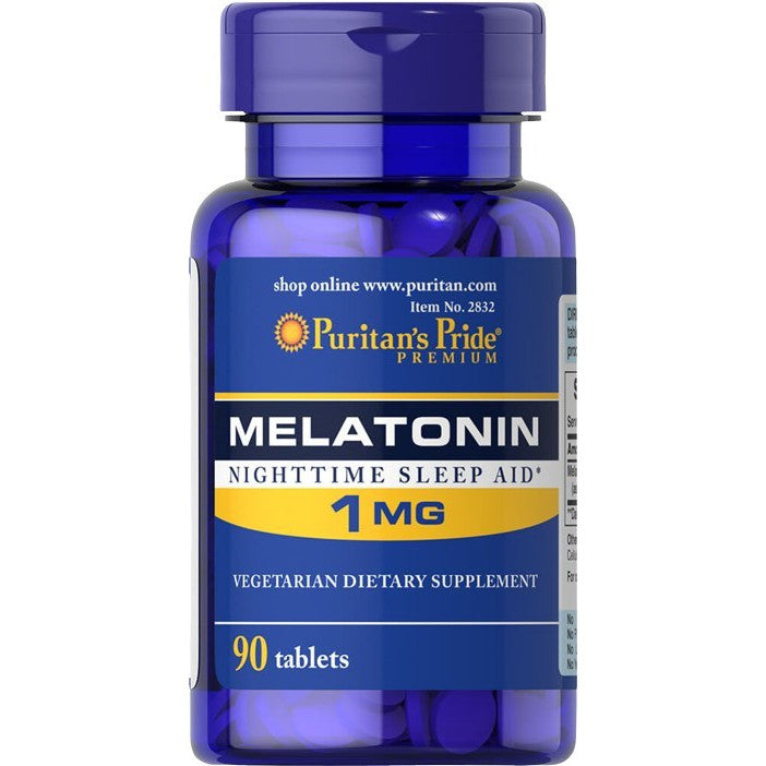 Puritan's Pride Melatonin, 1mg - 90 tablets