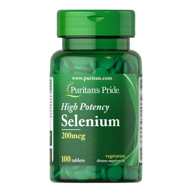 Puritan's Pride Selenium, 200mcg - 100 tablets