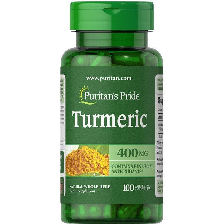 Puritan's Pride Turmeric, 400mg - 100 caps