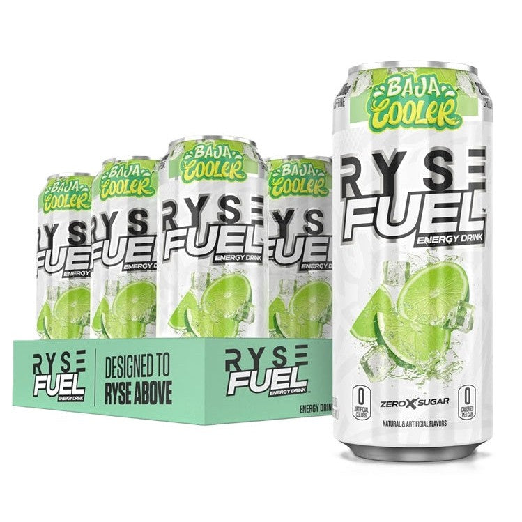 RYSE Fuel Energy Drink, Baja Cooler - 12 x 473 ml.