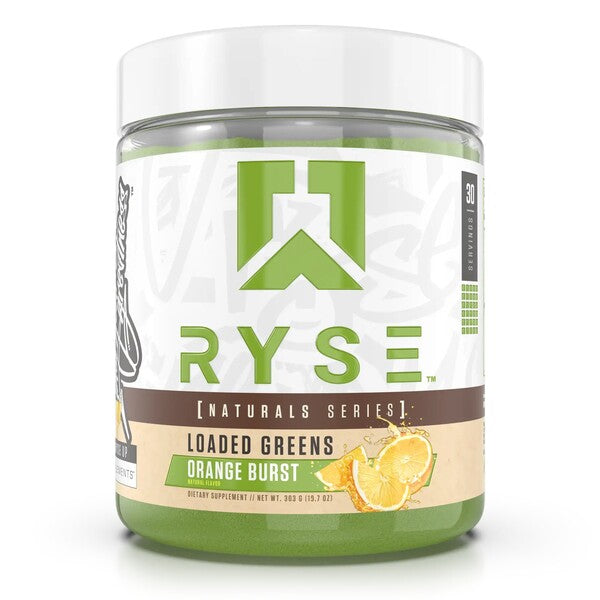 RYSE Loaded Greens - Natural Series, Orange Burst - 303g