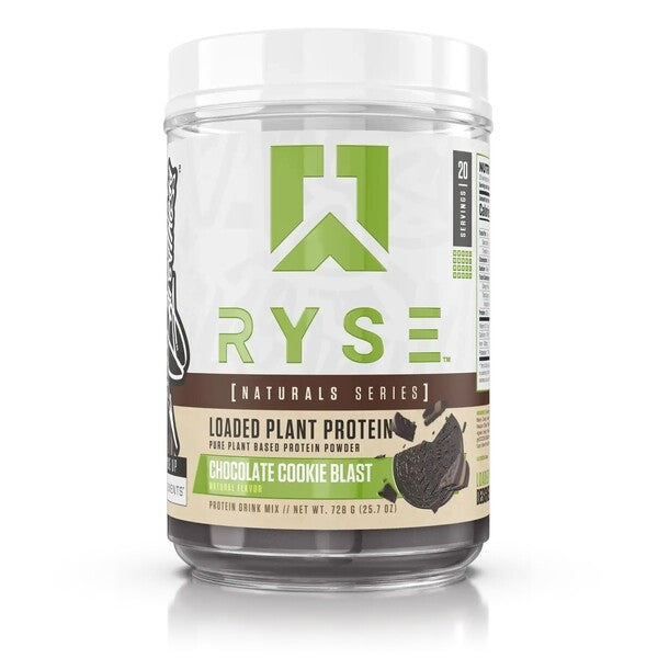 RYSE Loaded Plant Protein - Natural Series, Chocolate Cookie Blast - 728g