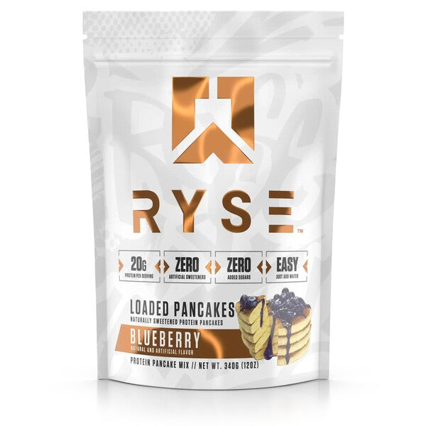 RYSE Loaded Protein Pancakes, Blueberry - 340g