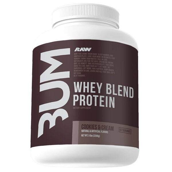 Raw Nutrition CBUM Whey Protein Blend, Cookies & Cream - 2268g
