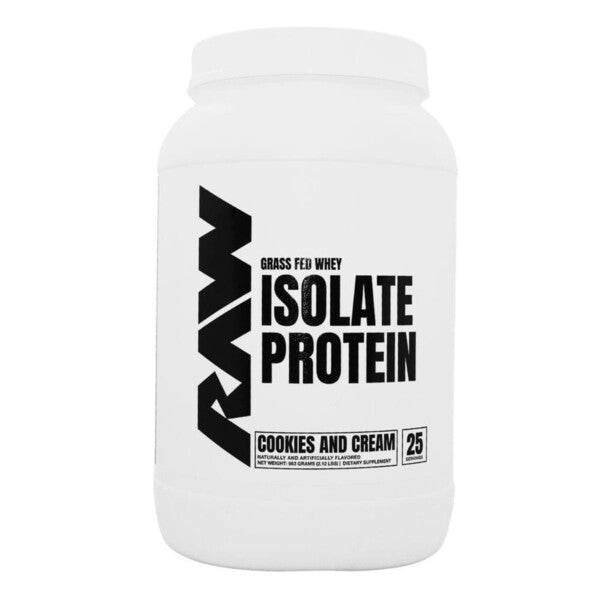 Raw Nutrition Isolate Protein, Cookies and Cream - 900g