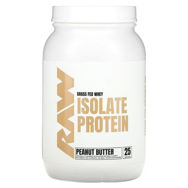 Raw Nutrition Isolate Protein, Peanut Butter - 857g