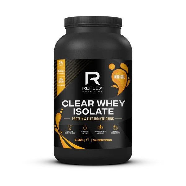Reflex Nutrition Clear Whey Isolate, Tropical - 1020g
