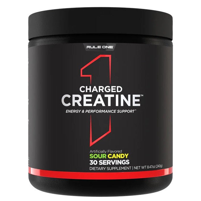 Rule One Charged Creatine, Sour Candy - 240g