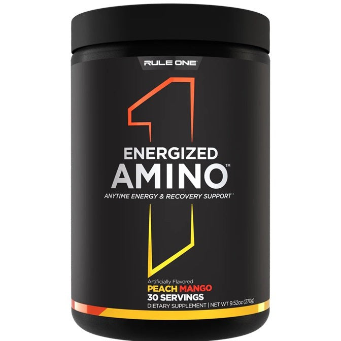 Rule One Energized Amino, Peach Mango - 270g