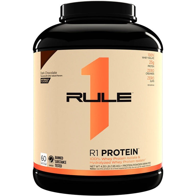 Rule One R1 Protein Naturally Flavored, Dark Chocolate - 1950g
