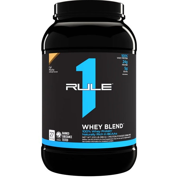 Rule One R1 Whey Blend, Cafe Mocha - 918g