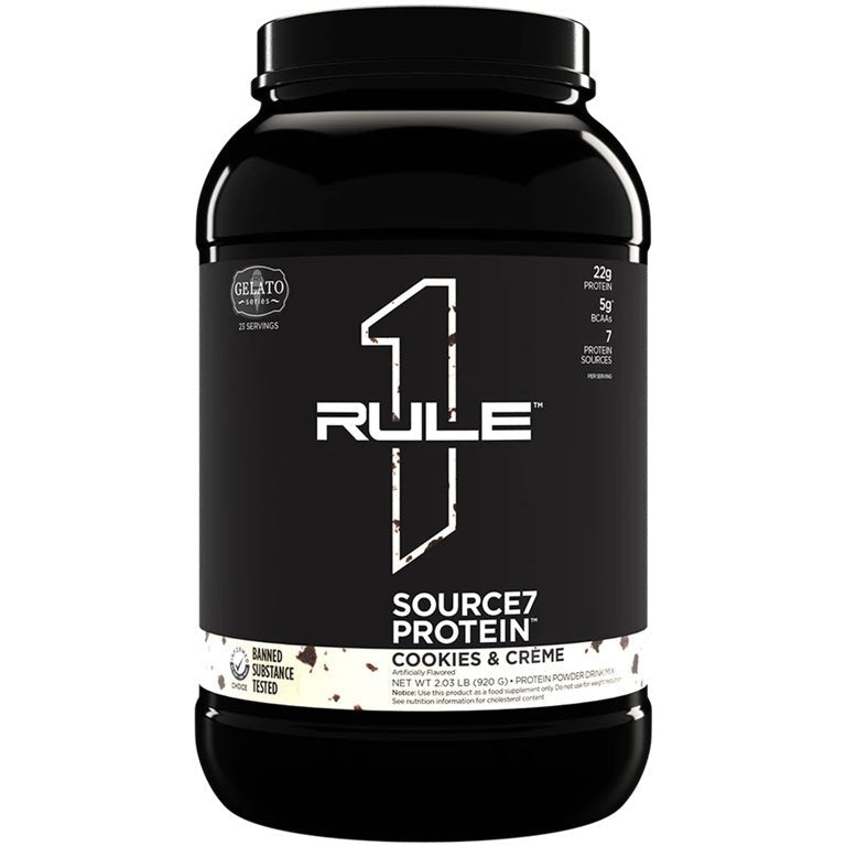 Rule One Source7 Protein, Cookies & Creme Gelato - 920g