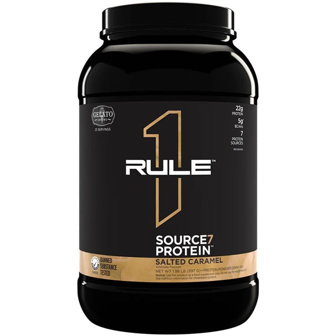 Rule One Source7 Protein, Salted Caramel Gelato - 897g