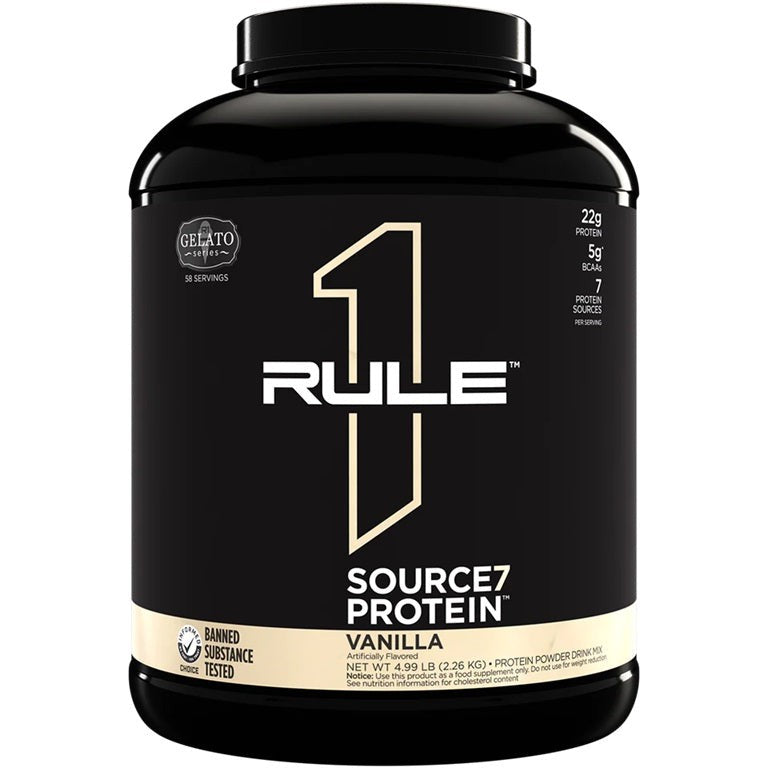 Rule One Source7 Protein, Vanilla Gelato - 2260g