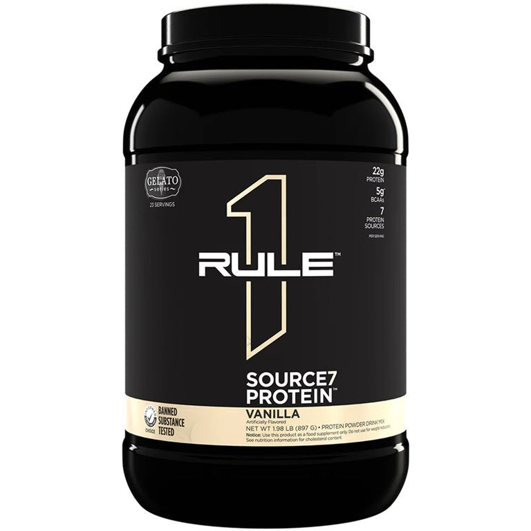 Rule One Source7 Protein, Vanilla Gelato - 897g