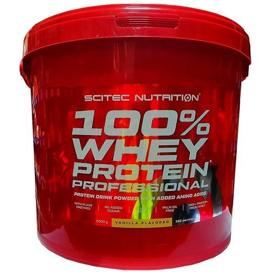 SciTec 100% Whey Protein Professional, Strawberry - 5000g