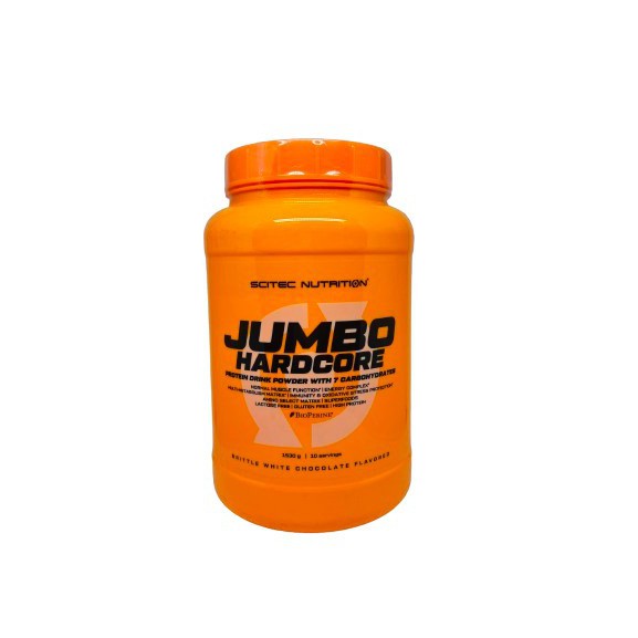 SciTec Jumbo Hardcore, Brittle White Chocolate - 1530g